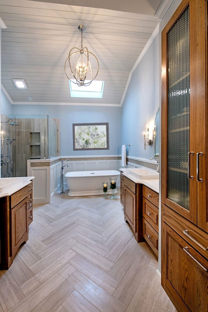 Master Bath Remodel with relaxing tub
